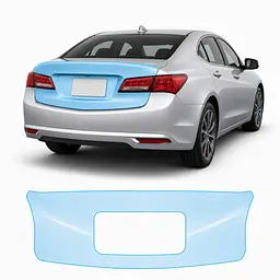 Антигравійна захисна бронеплівка за лекалами для Acura TLX I facelift 2018-2020 - зона кришки багажника