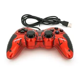Геймпад джойстик Microkingdom 8700 DoubleShock USB Red - мініатюра 1