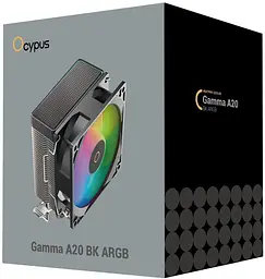 Кулер для процесора Ocypus Gamma A20 ARGB Black (GAMMA-A20-BK1AAWN00F-GL) - мініатюра 10
