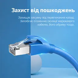 Защитные колпачки для коннекторов Vention 50 шт. для кабеля наружным диаметром до 6 мм для RJ45 с разгрузкой натяжения кабеля с защитой защёлки чёрные (IODB0-50) - миниатюра 5