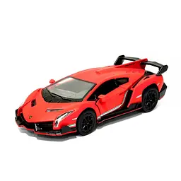 Машинка Lamborghini Kinsmart KT5370W інерційна, 1:36 Червоний