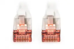 Патч-корд Assmann DIGITUS CAT 6 S-FTP, 3м, AWG 27/7, LSZH DK-1644-030 Gray - мініатюра 2