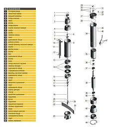 Насос свердловинний з підв, стійк, до піску 3" OPTIMA 3SDm2,5/30 1,1 кВт 124м +пульт+кабель 15м NEW - мініатюра 8