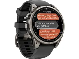 Смарт-годинник Garmin Fenix 8 Pro 47 mm AMOLED Titanium with Graphite/Black (010-03198-10/11) - мініатюра 2