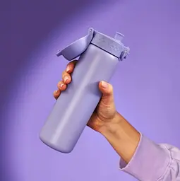 Пляшка для води металева вакуумна IION8 500 мл Vacuum Insulated Light Purple (I8TS500PERI) - мініатюра 3