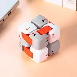 Кубик-конструктор Xiaomitu Fidget Cube Plus ZJPS03IQI White/Red/Grey - мініатюра 3