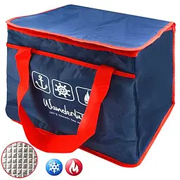 Термосумка Stenson Wanderlust R31039 35 л охолодження та збереження температури 44x23x28 см Синій - мініатюра 2