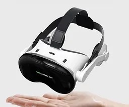 3D окуляри віртуальної реальності Shinecon G18E для смартфонів 4.7-7.0" з вбудованими навушниками (Білий) - мініатюра 5