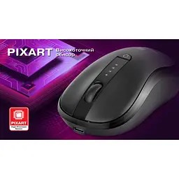 Мишка REAL-EL RM-450W Wireless/Bluetooth Black/Gray (EL123200046) - мініатюра 11