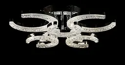 Світлодіодна люстра Splendid Ray L1654/3+3 LED (CH), білий, хром, 96 Вт, від 8-16 м² - мініатюра 2