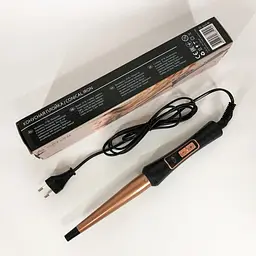 Плойка конусна Satori SS-3510-BL прилад для завивки волосся 19 мм кераміка 35 Вт Чорний - мініатюра 5