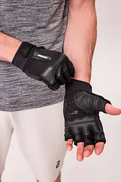 Рукавиці BiotechUSA Toronto Unisex Leather black L - мініатюра 4