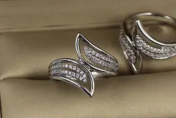 Кільце Xuping Jewelry крильця 18 р сріблясте - мініатюра 2