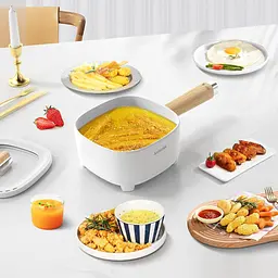 Кастрюля электрическая многофункциональная Audecook WD-1020B с пароваркой и антипригарной сковородой - мініатюра 3