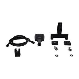 Змішувач для ванни Qtap Gemini (з душовим гарнітуром) QTGEM259BLM45682 Black Matt - мініатюра 7