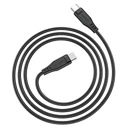 Кабель ACEFAST C3-03 Type-C to Type-C 3A, 60W, 1.2m, TPE, TPE connectors, чорний - мініатюра 2