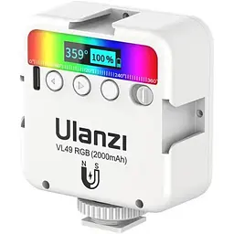 Накамерне світло Ulanzi VL49 RGB White [89660] - мініатюра 4