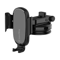 Універсальний автотримач ColorWay Dashboard Car Wireless Charger 15W Black (CW-CHAW037Q-BK) - мініатюра 9