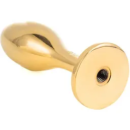 Металева анальна пробка Кролячий хвост Lockink Sevanda White Bunny-Tail Anal Rose-shape Plug - мініатюра 5