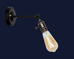 Бра настінне Levistella 752WC1504-1, E27, 60W, чорний метал, сучасний стиль для дому та зала - мініатюра 2