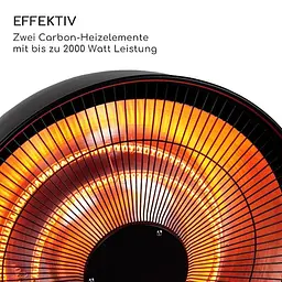 Інфрачервоний обігрівач Blumfeldt Heatbell Wall 800/1200/2000 Вт (10038413) - мініатюра 9
