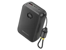 Зовнішній акумулятор (Power Bank) Vention 20000mAh 22.5W Black (FKBB0-C)