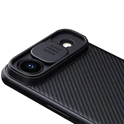 Карбонова накладка Nillkin CamShield Pro Magnetic для Apple iPhone 17 Air (6.5) Black - мініатюра 5