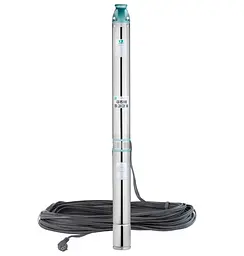 Насос глибинний багатоступінчастий відцентровий Pumpman 4SEM2-26-1.5 кВт Hmax 200 м Qmax 5,5 куб.м 2200 Вт (CV033200) - мініатюра 1