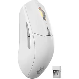 Комп'ютерна мишка SteelSeries Rival 3 Gen 2 Wireless RGB White (62524)