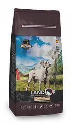 Сухий корм Landor Рuppy LARGE BREED LAMB & RICE 15 кг для цуценят великих порід з ягням та рисом