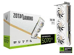 Відеокарта GeForce RTX 5070 Ti 16GB Zotac Solid Core OC White Edition (ZT-B50710Q2-10P)