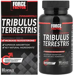 Якірці стираючі (Tribulus Terrestris) 60 капсул підвищують вироблення тестостерону Force Factor Fundamentals - мініатюра 4