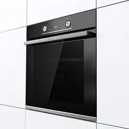 Духова шафа електрична Gorenje 77 л A дисплей ф-я без додавання жиру чорний - мініатюра 7