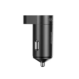 Адаптер автомобільний JOYROOM Intelligent 2-port LED Fast Car Charger C-A17 |1USB/1Type-C, 48W/3A, PD/QC|