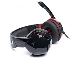 Гарнітура REAL-EL GDX-7800 Чорний/Червоний - мініатюра 3