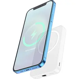 Зовнішній акумулятор Hoco J109 Easy MagSafe 5000mAh 20W White [103294] - мініатюра 5