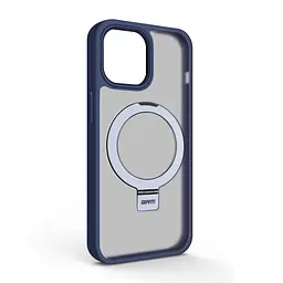 Чехол для Apple iPhone 14, Unit Stand, синий, MagSafe, противоударный защитный чехол-панель с подставкой, поддержкой магнитных держателей и беспроводной зарядки, защита всего корпуса, силикон + поликарбонат, ArmorStandart (ARM70558)