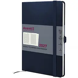 Щотижневик Axent 2027 Prime Strong 145x210 мм синій (8507-27-02-A)