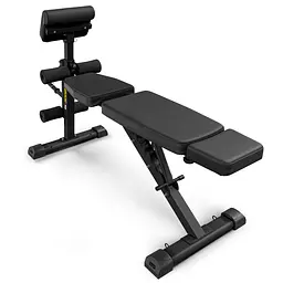 Лавка тренувальна з еспандерами Trex Sport TX-300B із партою Скотта