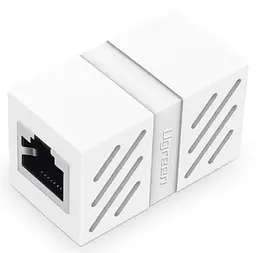З'єднувач витої пари UGREEN NW114 RJ45 Network Keystone Coupler білий (20311)