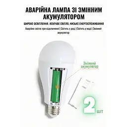 Світлодіодна лампа з акумулятором UFT з 1 АКБ (UFTalminalight2)
- мініатюра 8