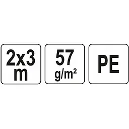 Тент Vorel Flo поліпропіленовий 3х2 м 57 г/м2 (85131) - мініатюра 2