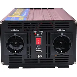 Автомобільний інвертор Pulsepad PSW-2000 12V 2000W Pure Sine Wave [111704] - мініатюра 2