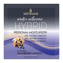 Пробник Sensuva - Hybrid Formula Blueberry Muffin - лубриканта на гібридній основі, 6 мл