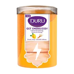 Твердое мыло Duru Get Energized Citrus & Ginseng Beauty Soap 4 х 90 г (8690506541569)