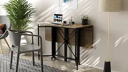 Стіл-книга трансформер Спайдер Ferrum-decor 750x1150x880 Чорний метал ДСП Дуб Сонома Трюфель 16 мм (FRD-105092) - мініатюра 8