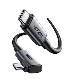 Кабель кутовий для VR - Ugreen US551 Right Angle USB-C to USB-C VR Link Cable 5 метрів (6957303896295)