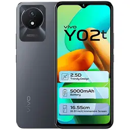 Vivo Y02t 128 ГБ Cosmic Grey (Grade C) Seller Refurbished