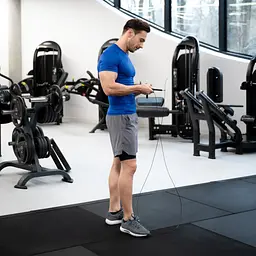 Скакалка Gymtek швидкісна чорна - мініатюра 5
