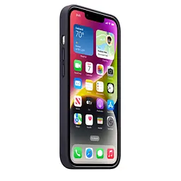 Чохол Apple Leather Case with MagSafe для Apple iPhone 14 Ink (MPP63) [77036] - мініатюра 3